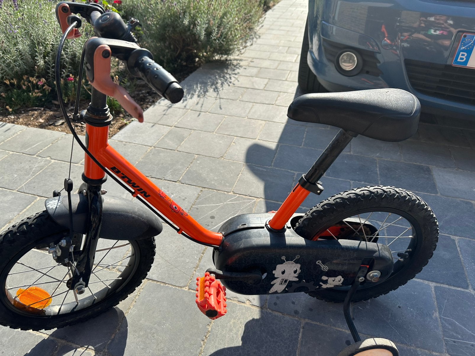Kinderfiets btwin, Enlèvement, Utilisé, Moins de 16 pouces