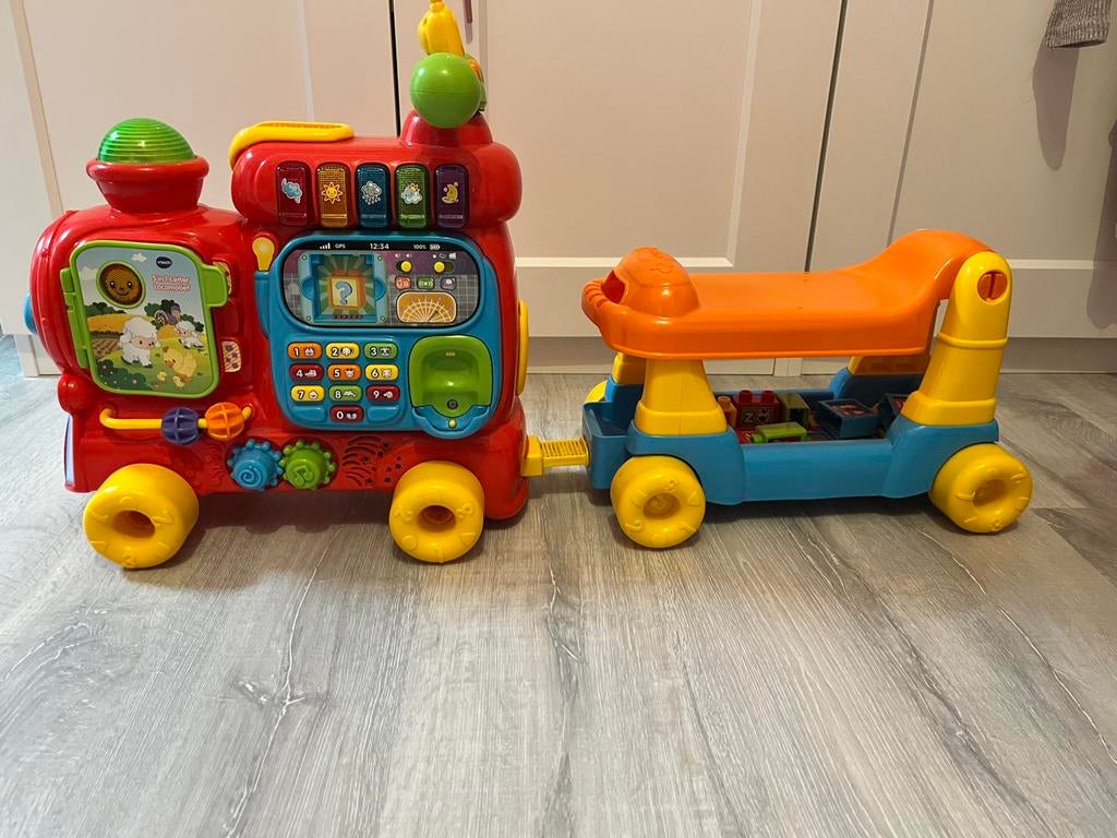 Vtech Baby rijd en leerlocomotief, Ophalen, Zo goed als nieuw