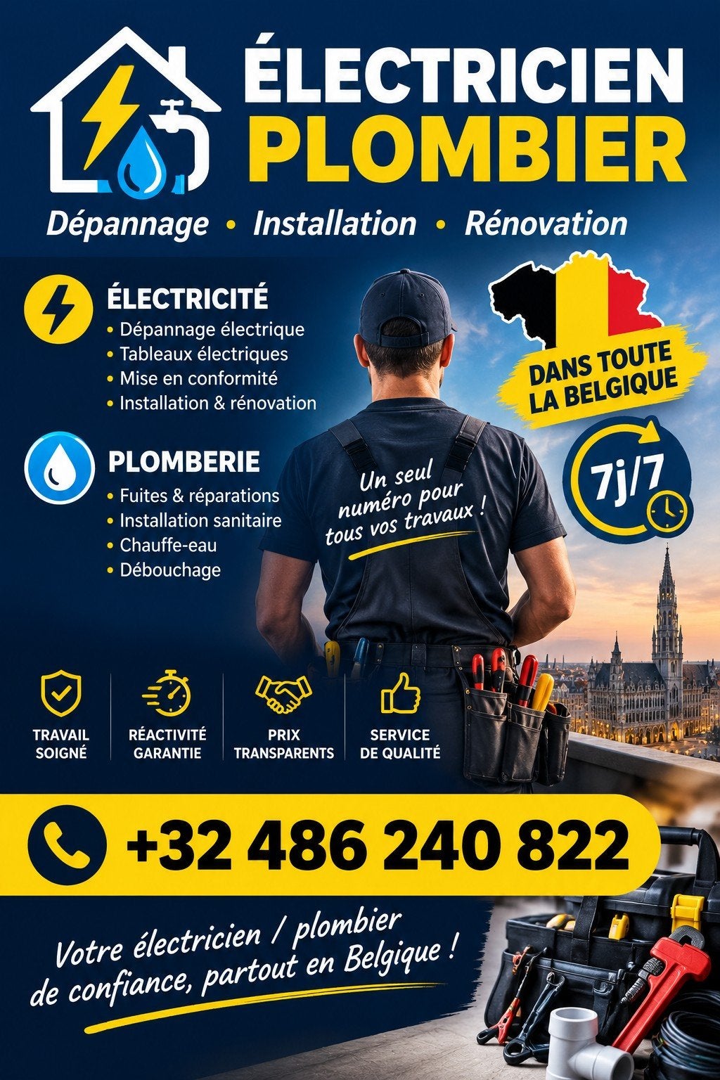 électricien & plombier, Enlèvement ou Envoi