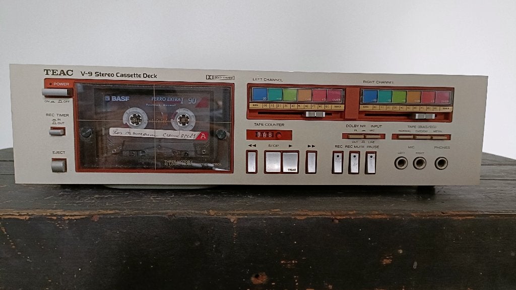 TEAC V‑9 Stereo Cassette Deck, TV, Hi-fi & Vidéo, Decks cassettes, Enlèvement, Simple, Autres marques