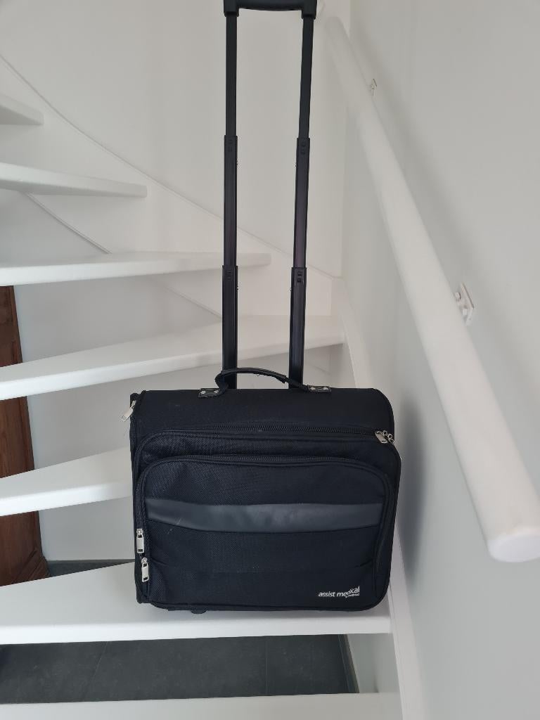 Pilotenkoffer - rolkoffer, Handtassen en Accessoires, Ophalen of Verzenden