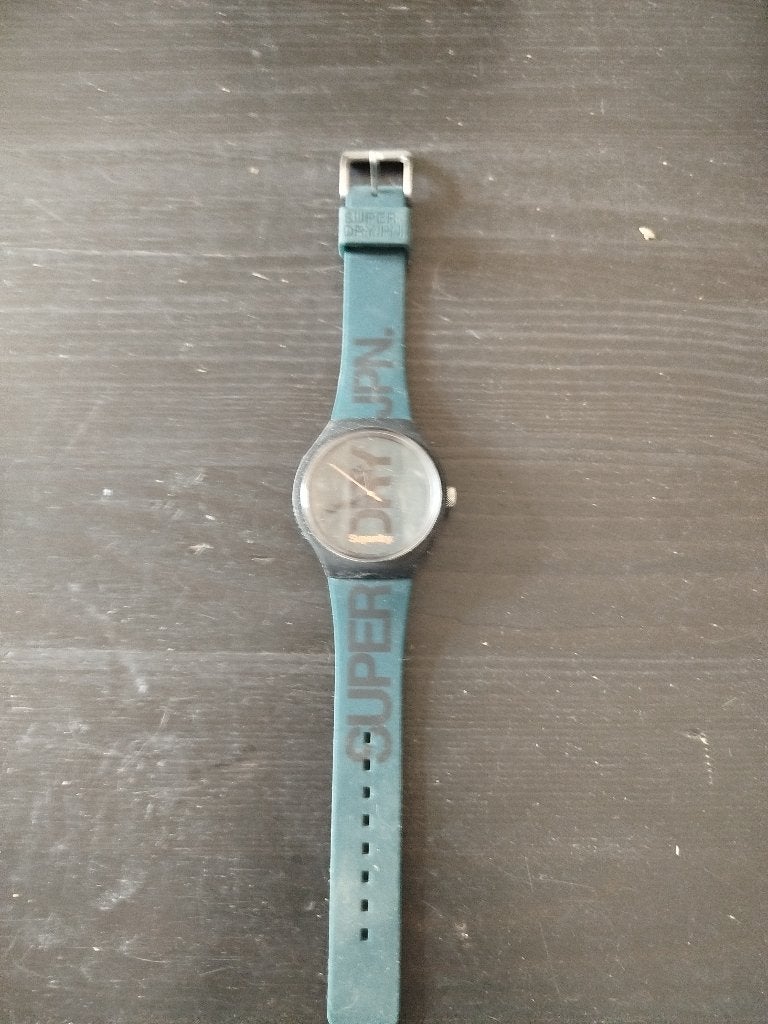 Super dry horloge, Ophalen, Zo goed als nieuw, Polshorloge, Kunststof