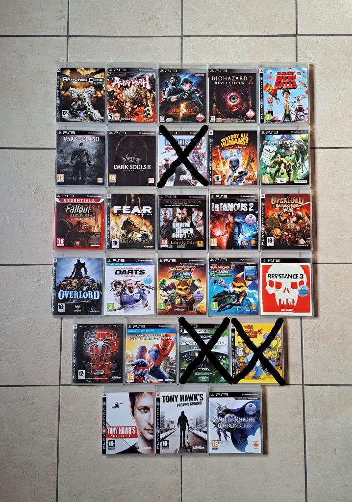 Verschillende PS3 Games, Enlèvement ou Envoi, 1 joueur, Comme neuf, Autres genres