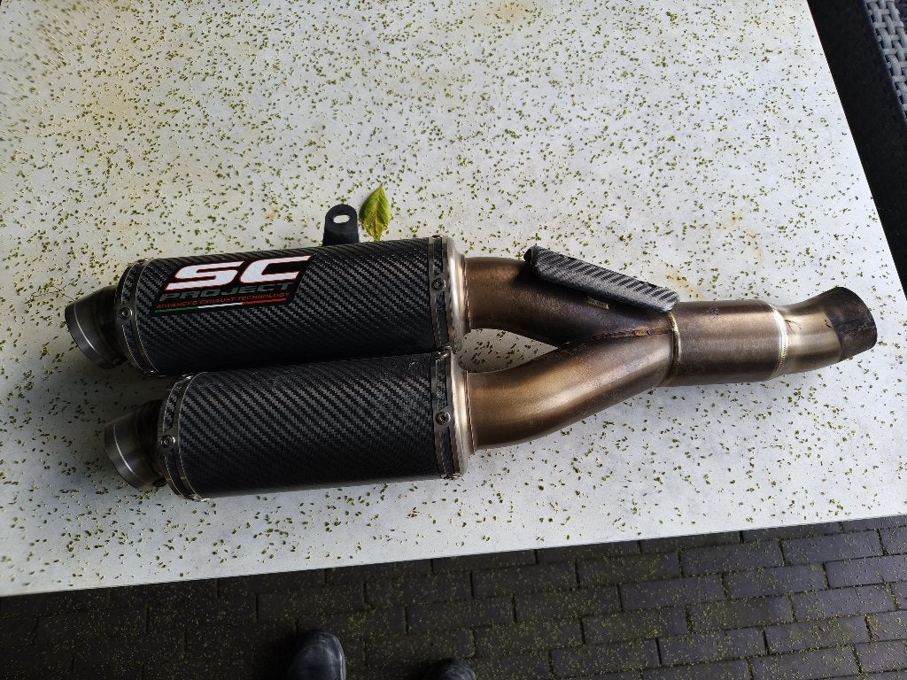 monster 821 uitlaat Sc-Project, Motoren, Ophalen, Gebruikt