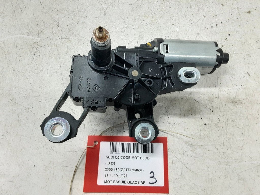 RUITENWISSERMOTOR ACHTER Audi Q5 (8RB) (8R0955711B), Gebruikt, Mevr. I. Hauben, Audi, Rue de l'Espoir 34 34
4030  GRIVEGNÉE, BE
