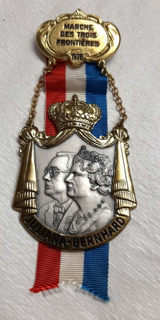 Medaille 1976 Mars van de Drie Grenzen, Ophalen of Verzenden