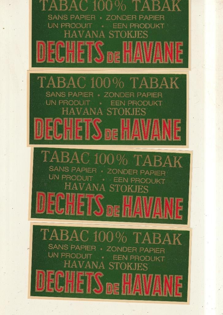 lot de 100 pièces par Dechets de Havane, Envoi, Comme neuf, Bagues de cigare