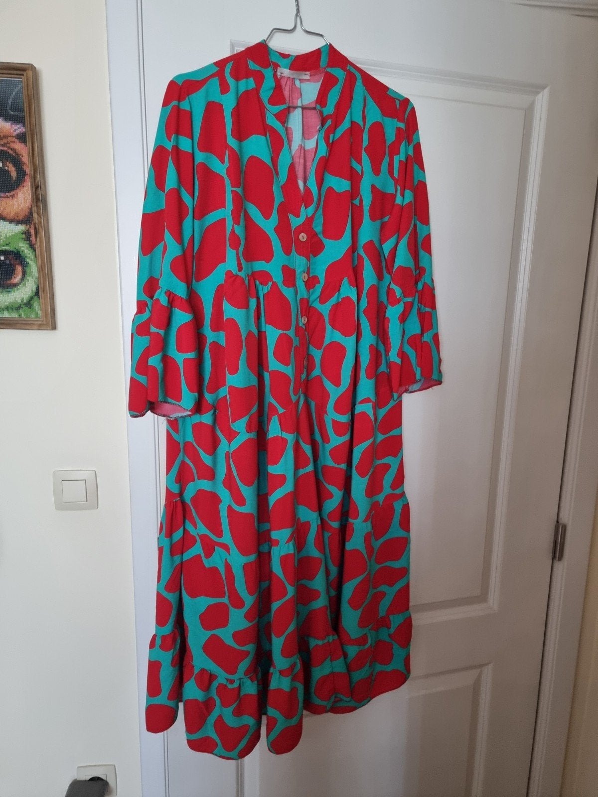 Splinternieuwe lange jurk, komt van een kleine winkel (, Ophalen of Verzenden, Nieuw, Rood, Jurk