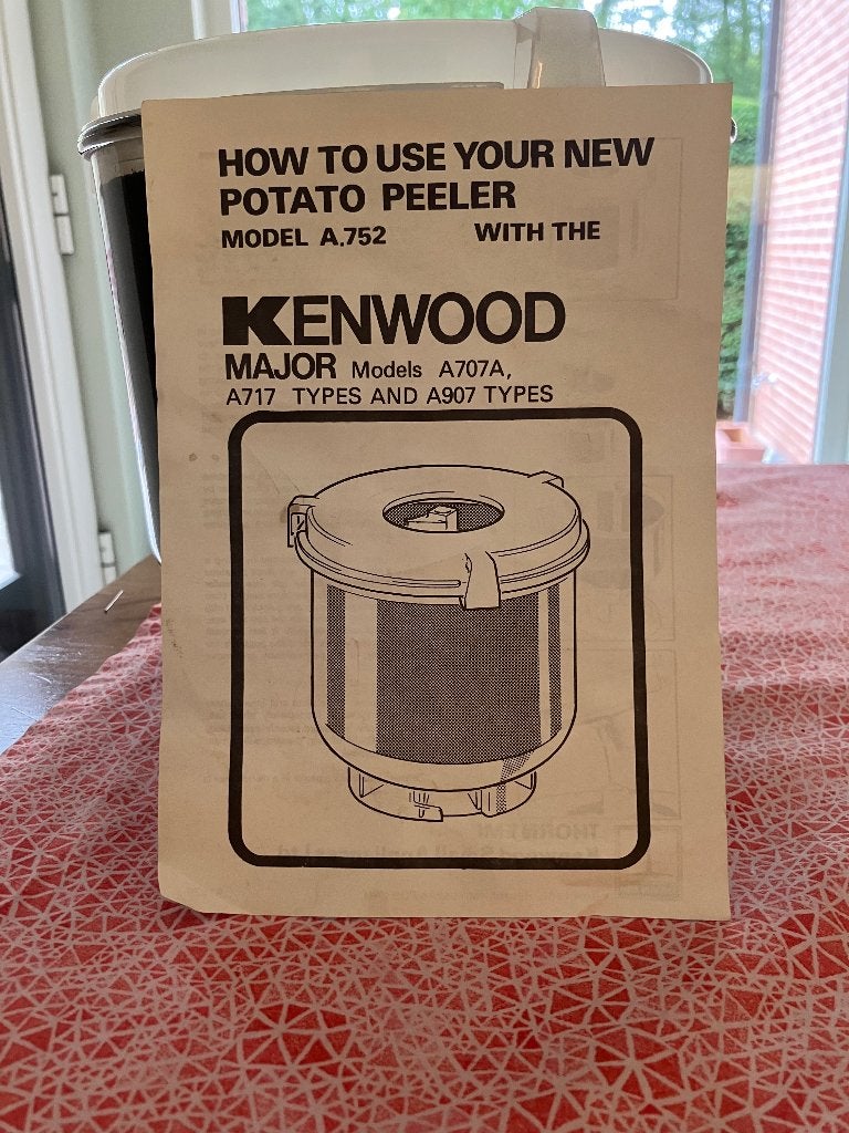 Kenwood aardappel peeler, Ophalen, Overige typen, Kunststof, Zo goed als nieuw