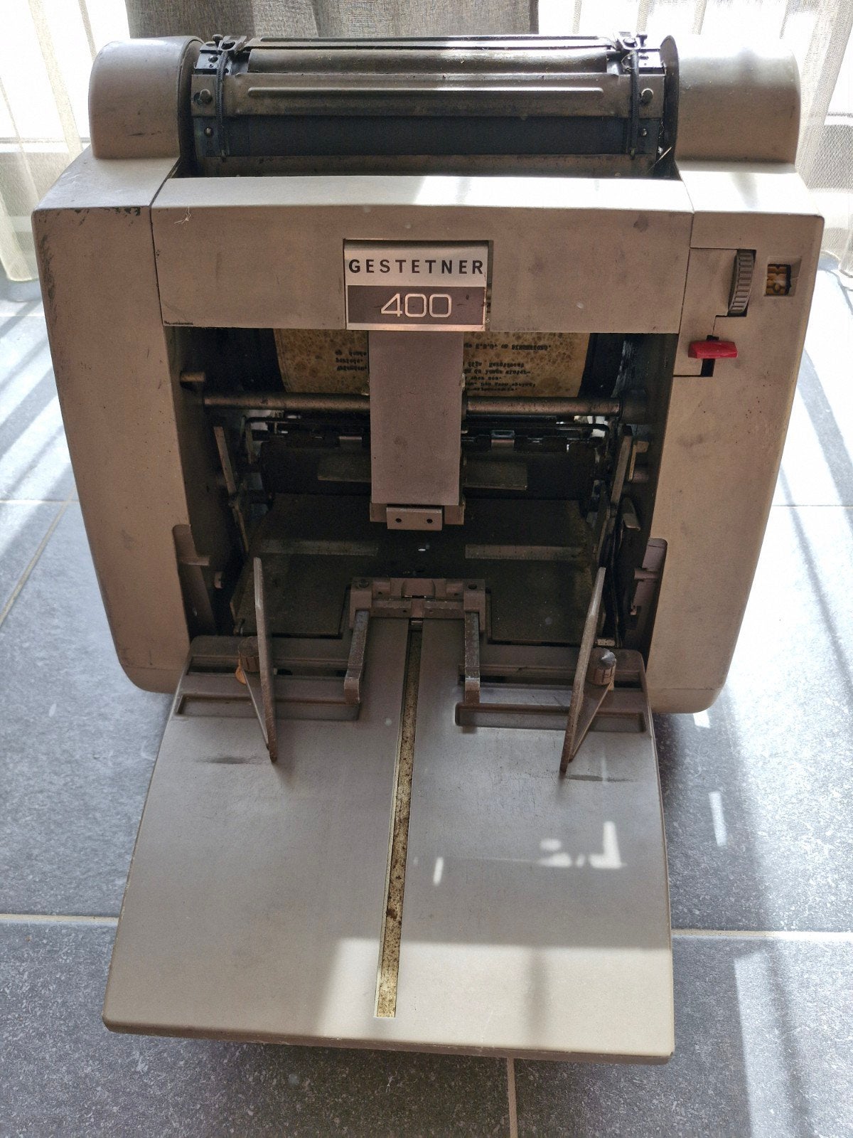 Machine à pochoirs/duplicateur Vintage Gestetner 400, Enlèvement