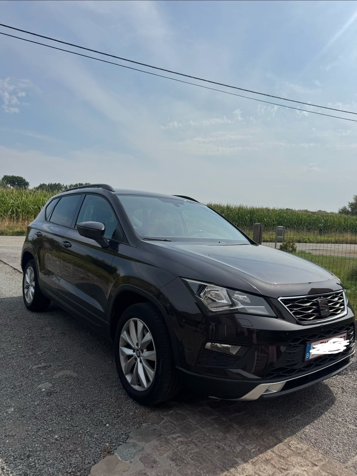 Seat Ateca + set winterbanden extra MET KVV, Auto's, Seat, Voorwielaandrijving, Bruin, Ateca, Leder