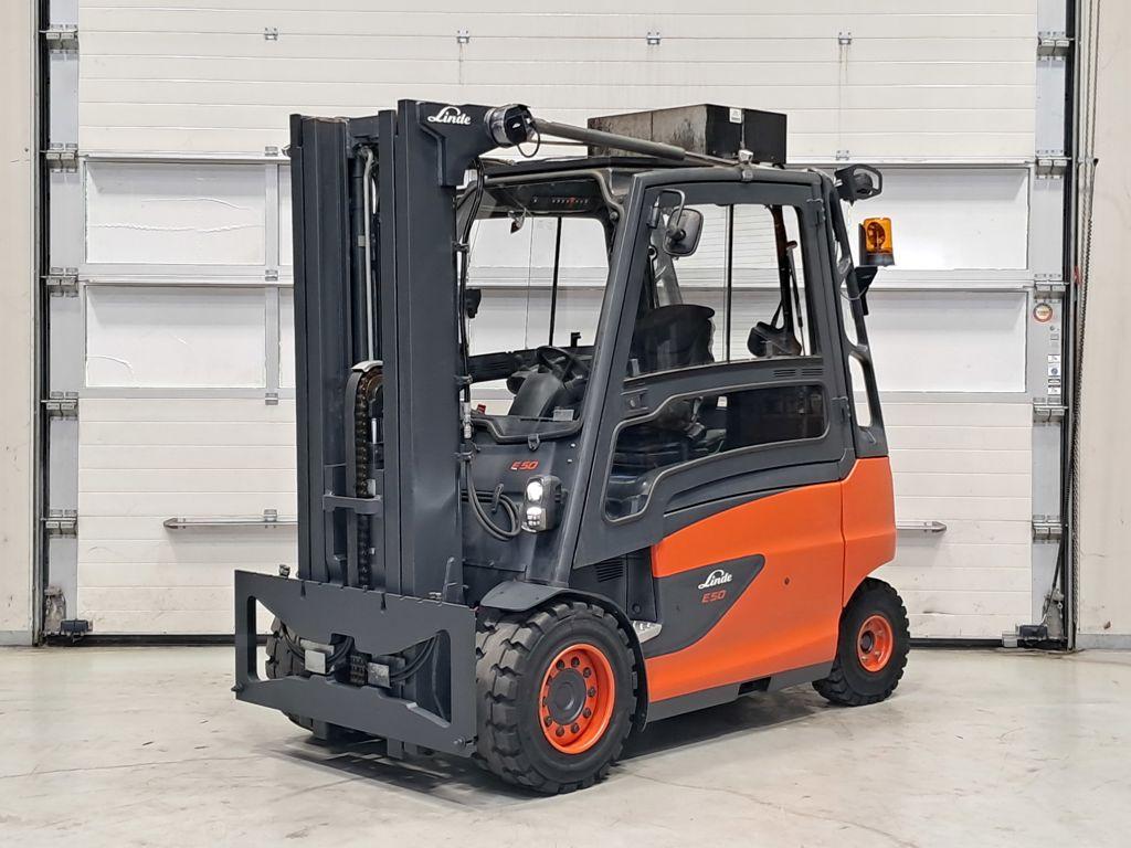 LINDE E50HL-01/600, Zakelijke goederen, Machines en Bouw | Heftrucks en Intern transport, Heftruck, Elektrisch, meer dan 4000 kg