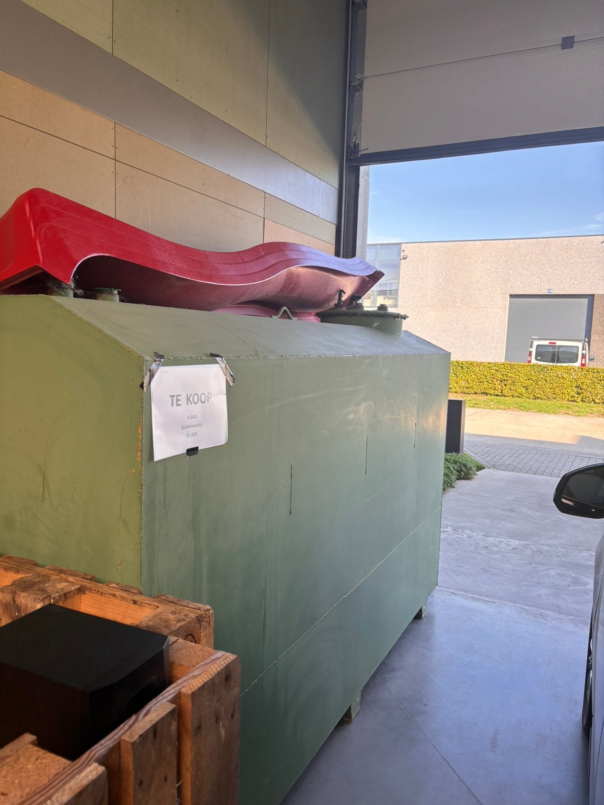 Tank 4000l dubbelwandig, Bricolage & Construction, Enlèvement, Utilisé, 80 cm ou plus, Autres types
