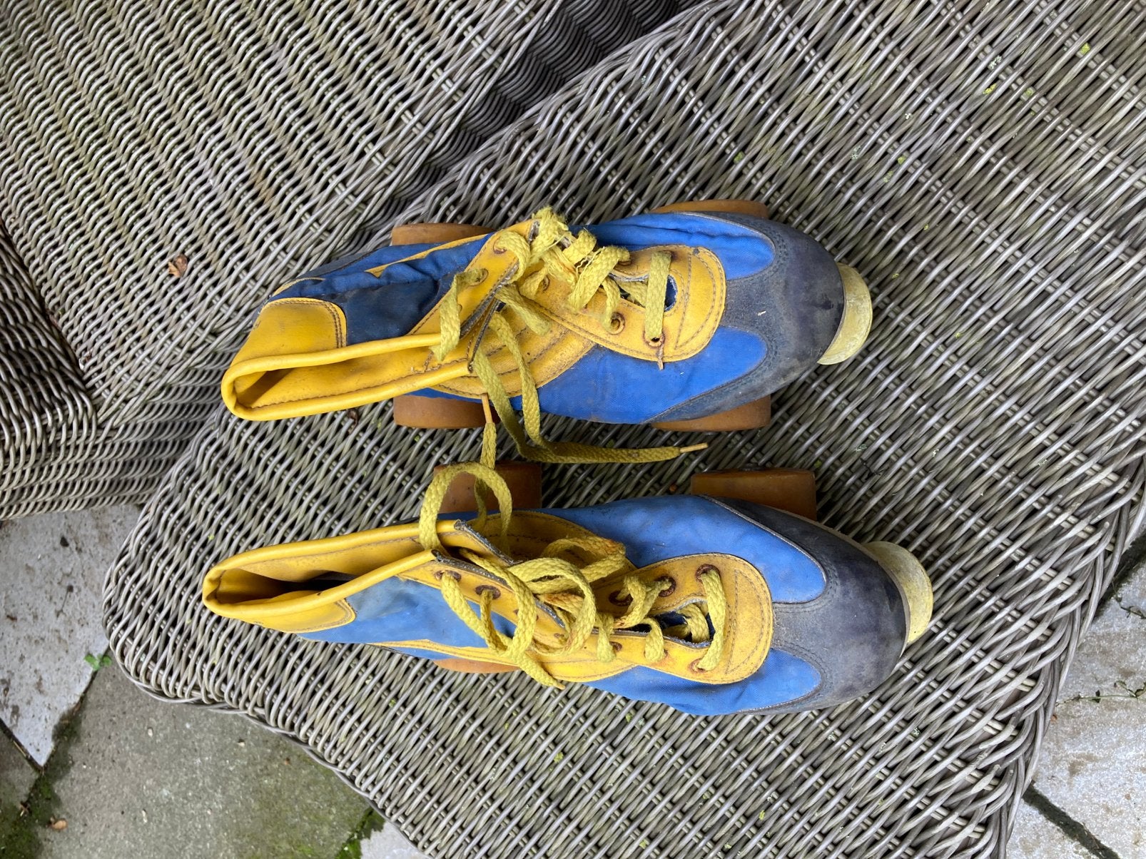 👉Rolschaatsen-vintage, Ophalen of Verzenden, Zo goed als nieuw