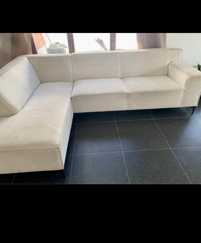 Canapé d’angle gris, Huis en Inrichting, Ophalen, 250 tot 300 cm, Gebruikt, Hoekbank