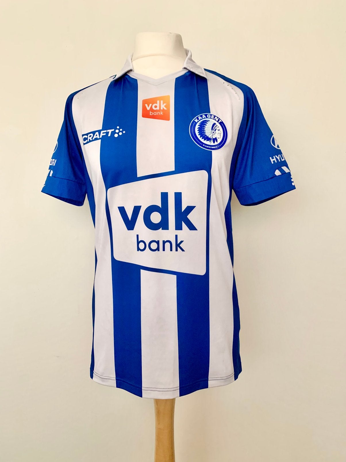 KAA Gent 2022-2023 Home Hong Hyun-seok Craft Korea Shirt, Taille M, Enlèvement ou Envoi, Utilisé, Maillot