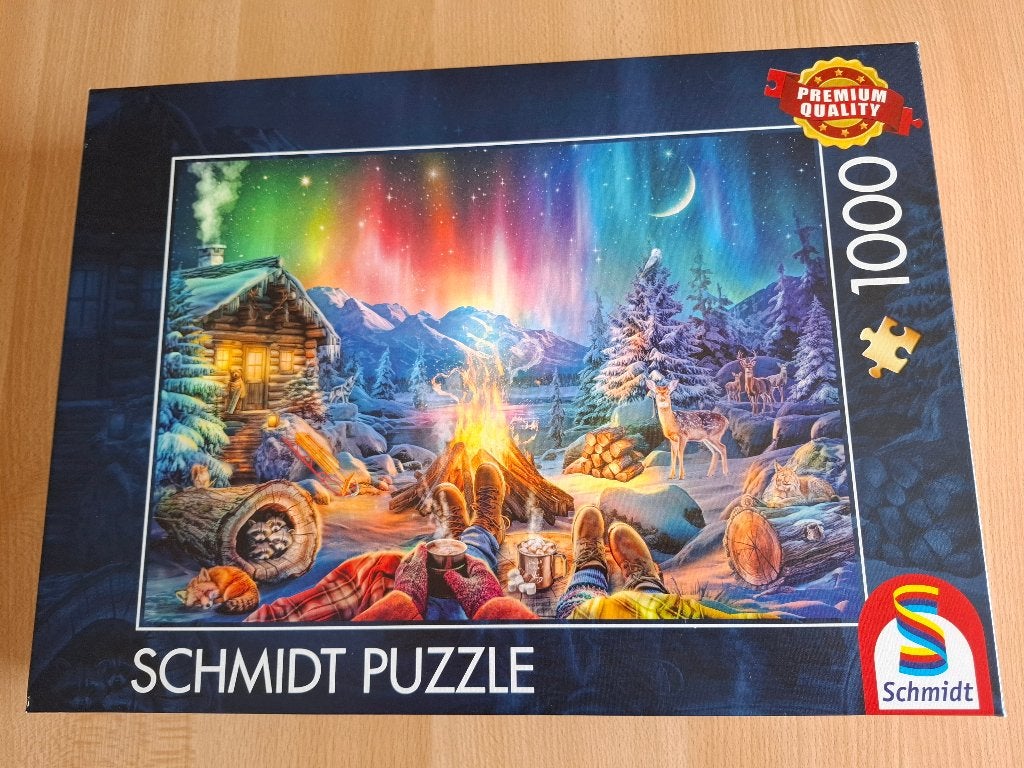 Kampvuurromantiek onder de sterren - Schmidt puzzel 1000 st., Ophalen