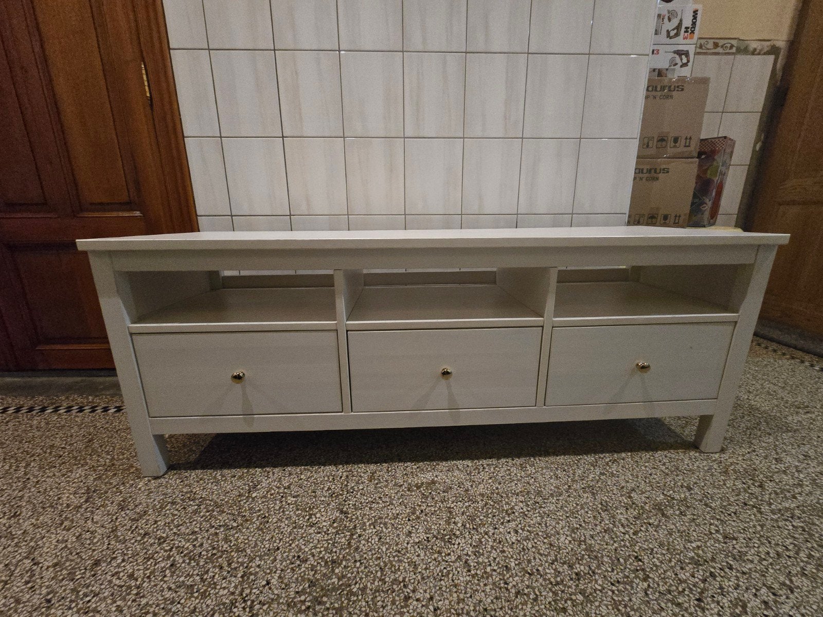 Meuble TV Hemnes, Ophalen, Gebruikt, 100 tot 150 cm, Minder dan 100 cm