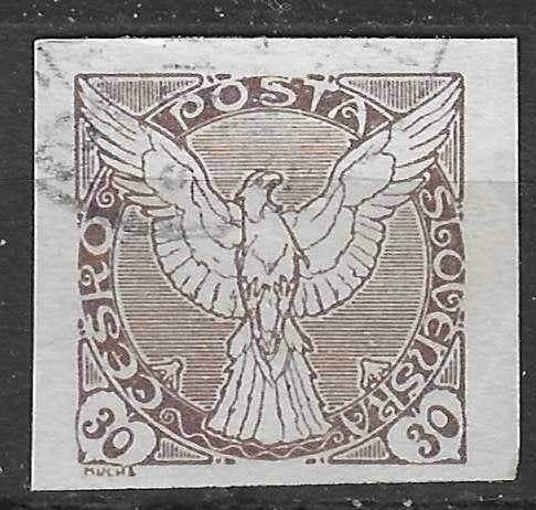 Tchécoslovaquie 1919/1920 - Yvert 6KR - Journaux (ST), Timbres & Monnaies, Timbres | Europe | Autre, Affranchi, Envoi