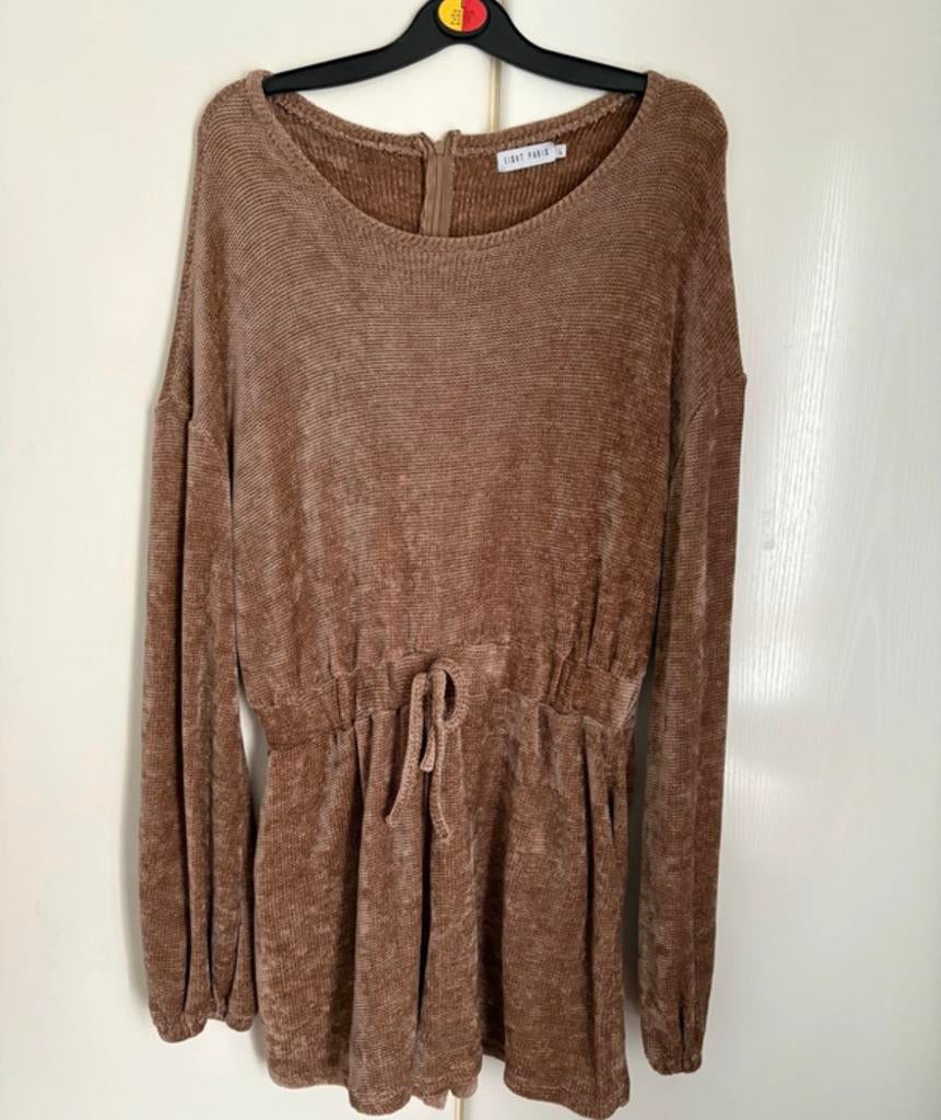Eight Paris Jumpsuit maat L, Kleding | Dames, Ophalen of Verzenden, Zo goed als nieuw, Maat 42/44 (L), Bruin