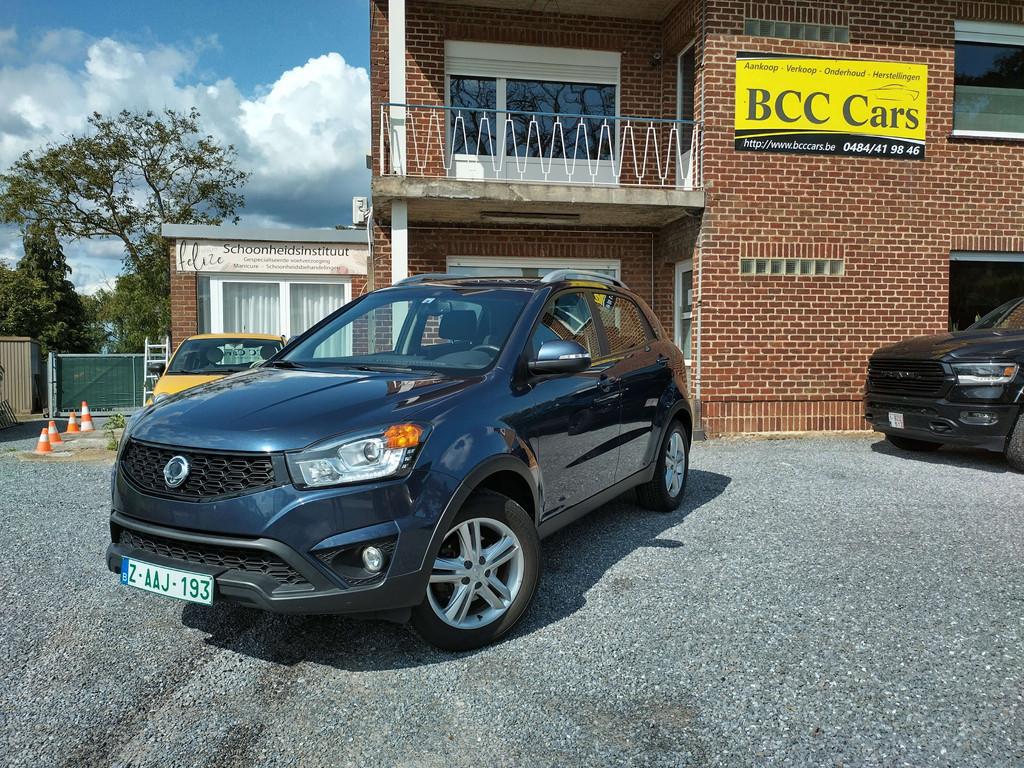 SsangYong Korando Quartz 2.0 2WD diesel (bj 2014), Auto's, SsangYong, Gebruikt, Blauw, Particulier, SUV of Terreinwagen