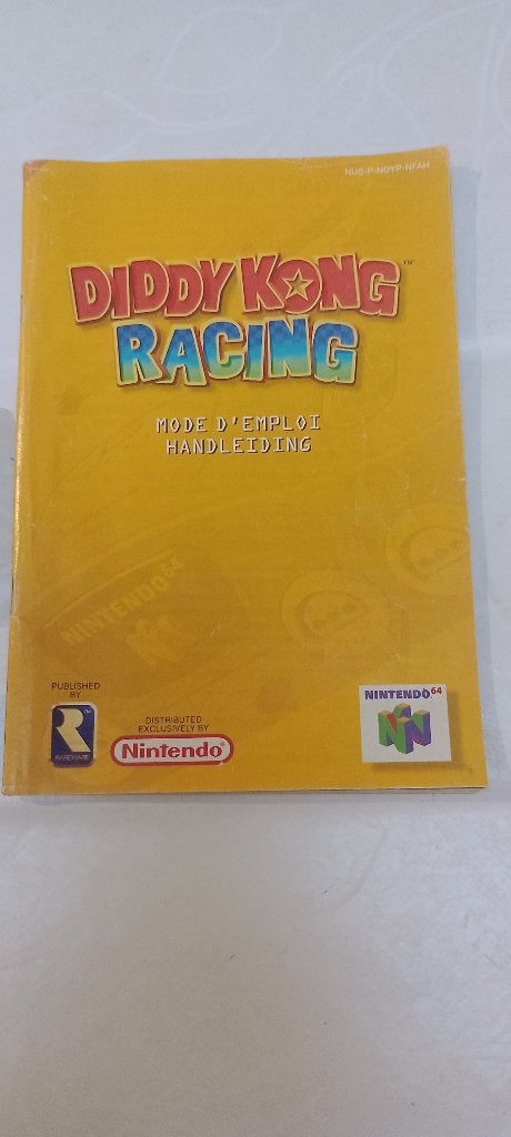 Manuel d'instruction Diddy Kong Racing Nintendo 64, Consoles de jeu & Jeux vidéo, Enlèvement ou Envoi