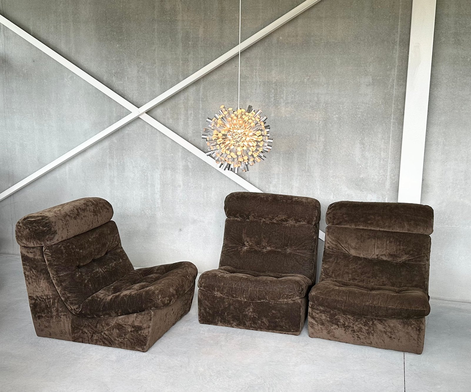 Vintage modulaire sofaset 1970s, Antiek en Kunst, Antiek | Meubels | Stoelen en Sofa's, Ophalen