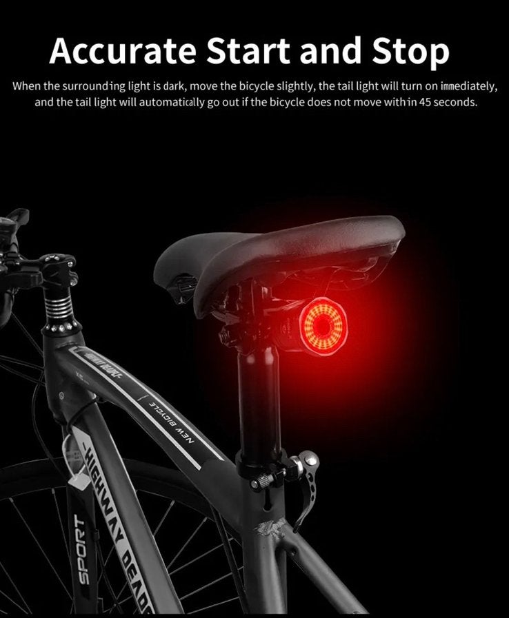 Feu arrière automatique pour vélo, Enlèvement ou Envoi, Neuf, Phare arrière
