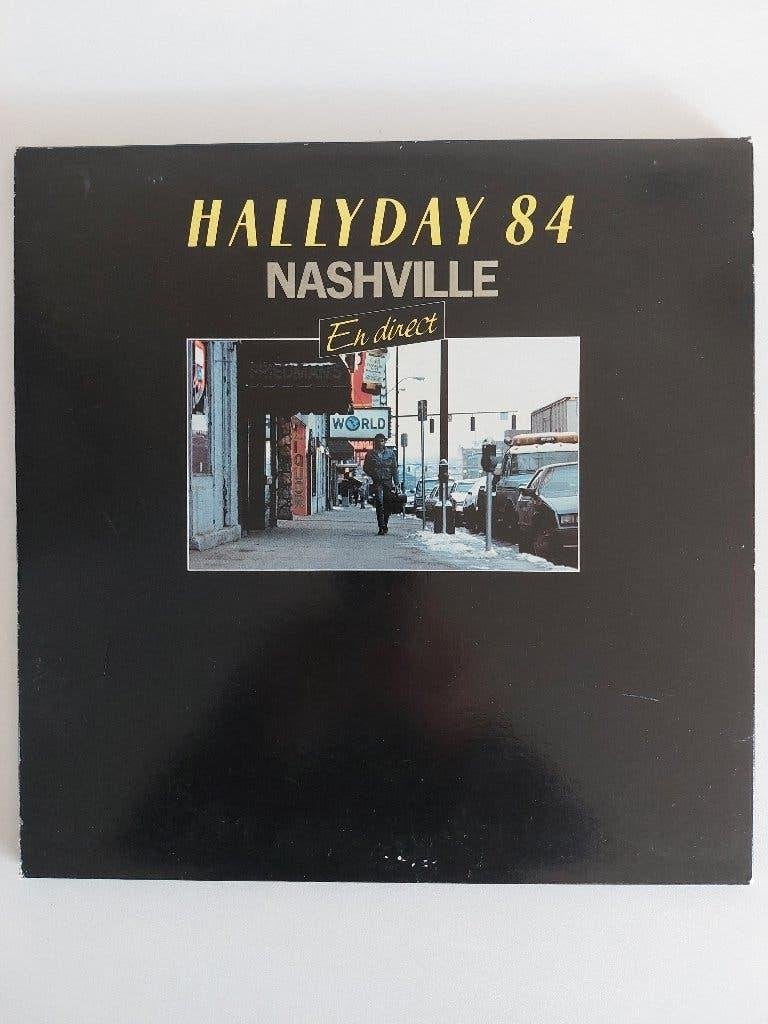 Johnny Hallyday -Hallyday 84/Dole De Metier (1984-Dubbel Lp), LP, Ophalen of Verzenden, Zo goed als nieuw, Originele persing