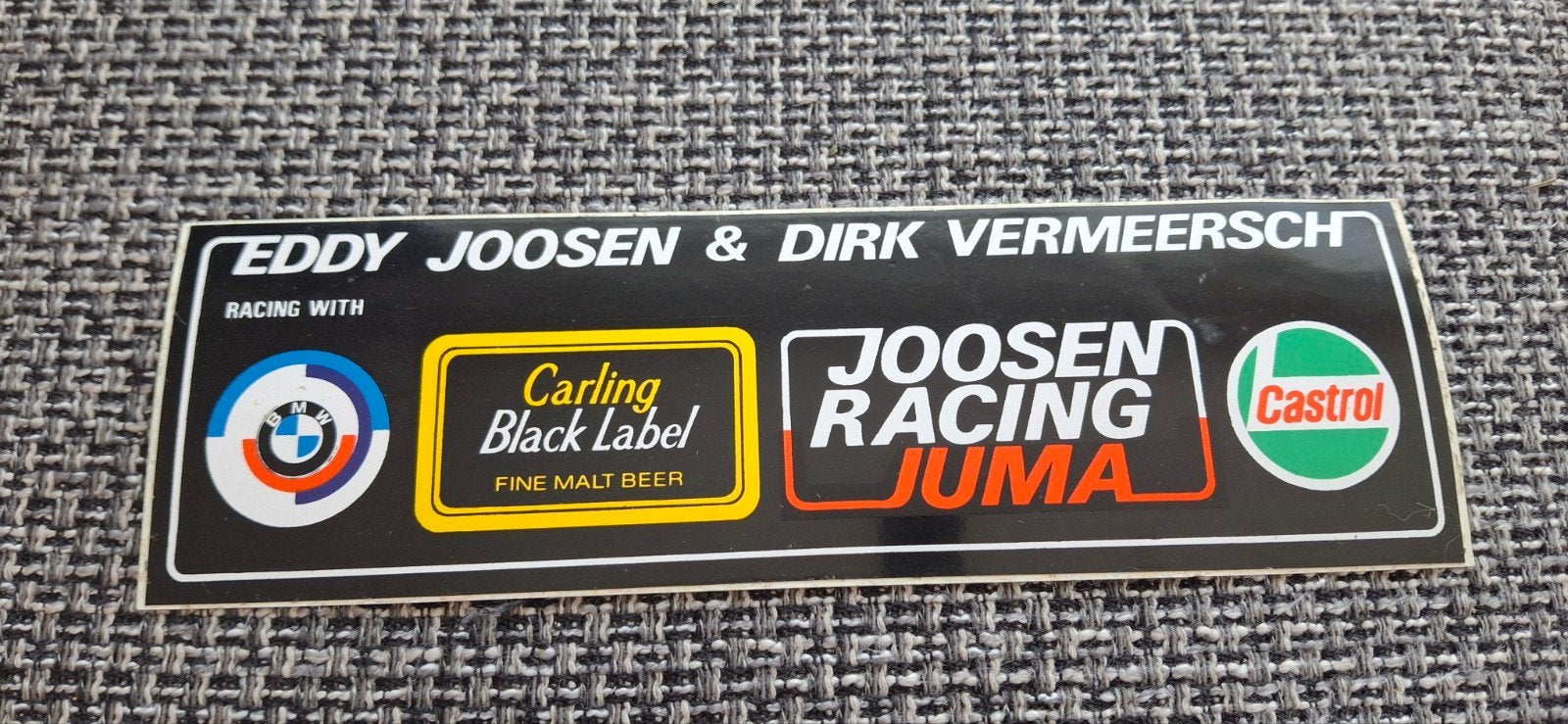 Sticker autorally team BMW Joossen racing Castrol, Verzamelen, Ophalen of Verzenden, Zo goed als nieuw, Auto of Motor