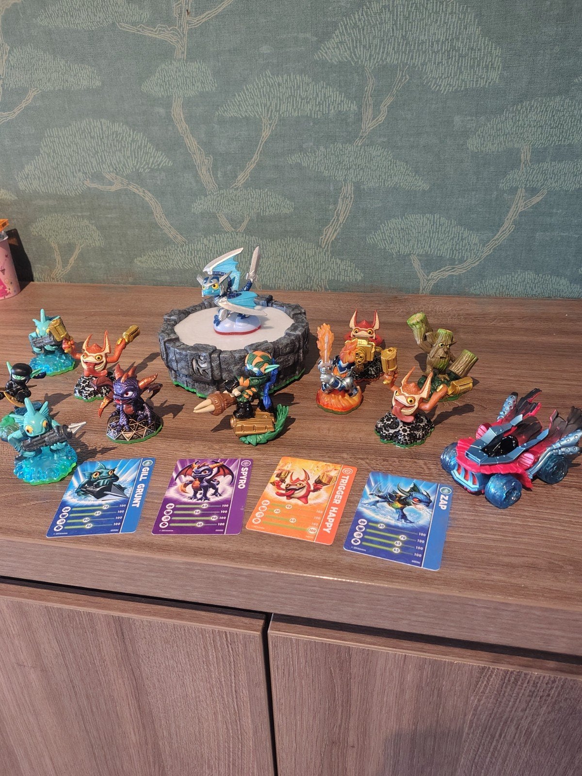 Mooi Lot Skylanders Figuren (11x), Hot Streak Voertuig, Kaar, Ophalen of Verzenden, Gebruikt