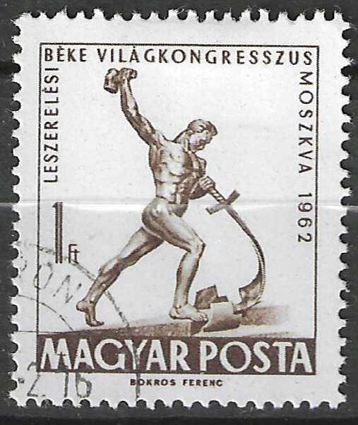 Hongarije 1962 - Yvert 1514 - Ontwapeningscongres  (ST), Postzegels en Munten, Postzegels | Europa | Hongarije, Verzenden, Gestempeld