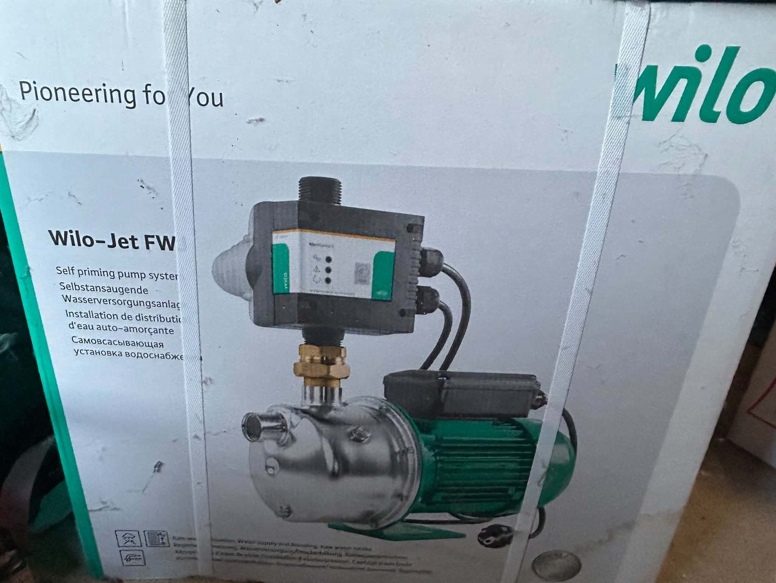 Wilo Jet FWJ-203-EM/3  230 volt NIEUW, Tuin en Terras, Ophalen, Nieuw, Elektrisch, Hydrofoorpomp