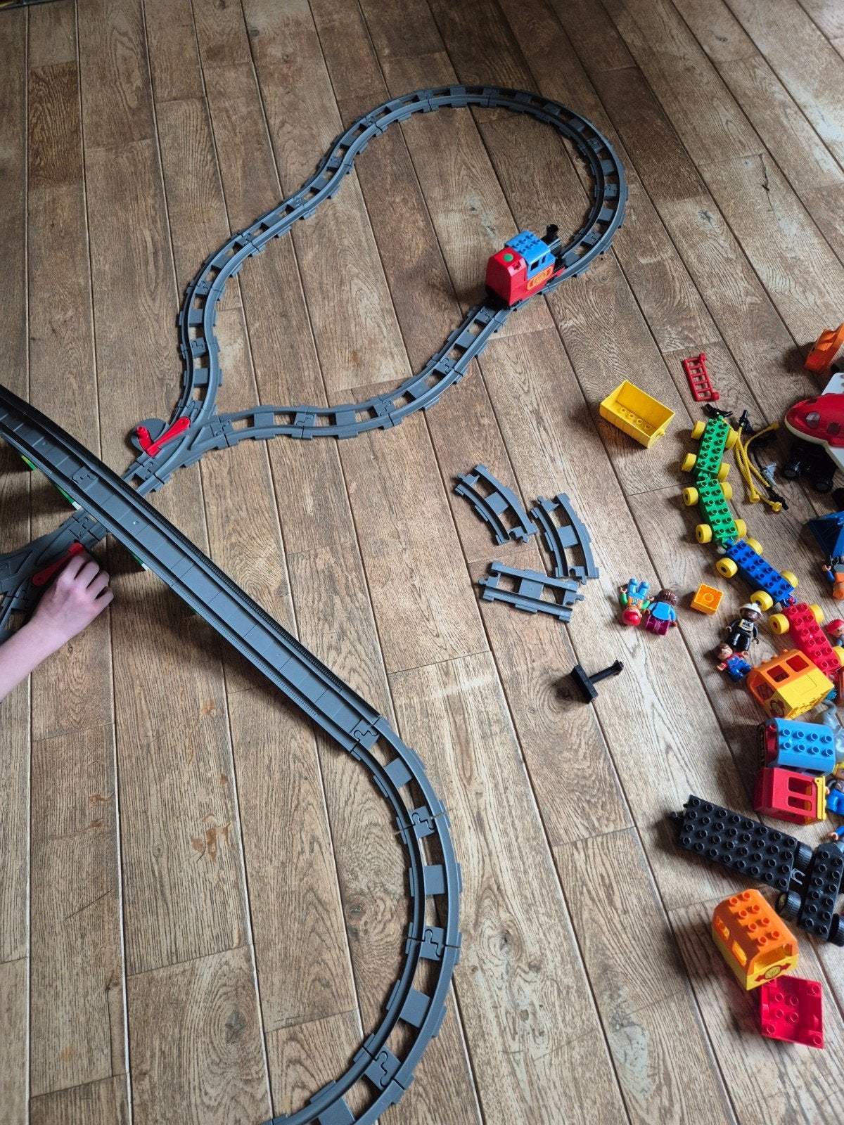 Duplo trein, Ophalen