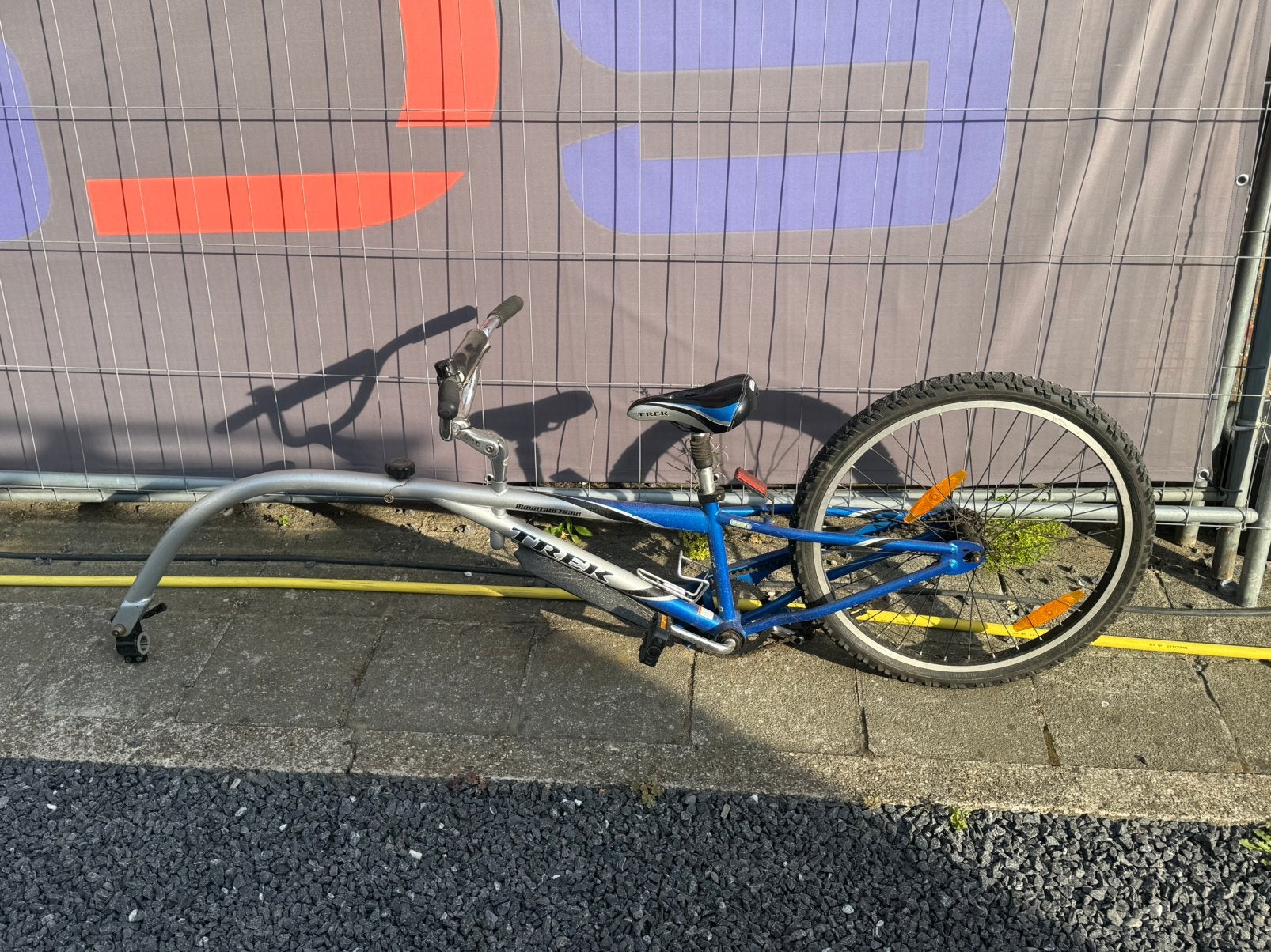 Aanhangfiets, Fietsen en Brommers, Fietsaccessoires | Aanhangwagens en Karren, Ophalen, Zo goed als nieuw, Aanhangfiets