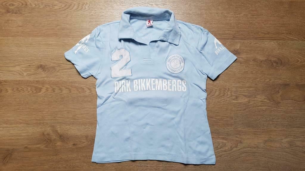 licht blauwe polo Bikkembergs maat 140 - 146, Ophalen of Verzenden, Gebruikt, Jongen, Shirt of Longsleeve