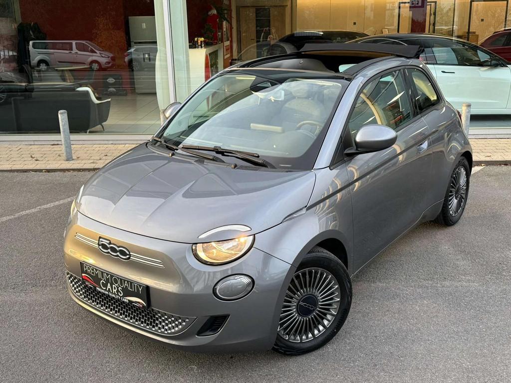 Fiat 500C ICON / CARPLAY / SENSOREN / NAVI / AIRCO / KEYLESS, Auto's, Automaat, 4 zetels, Stof, Cabriolet