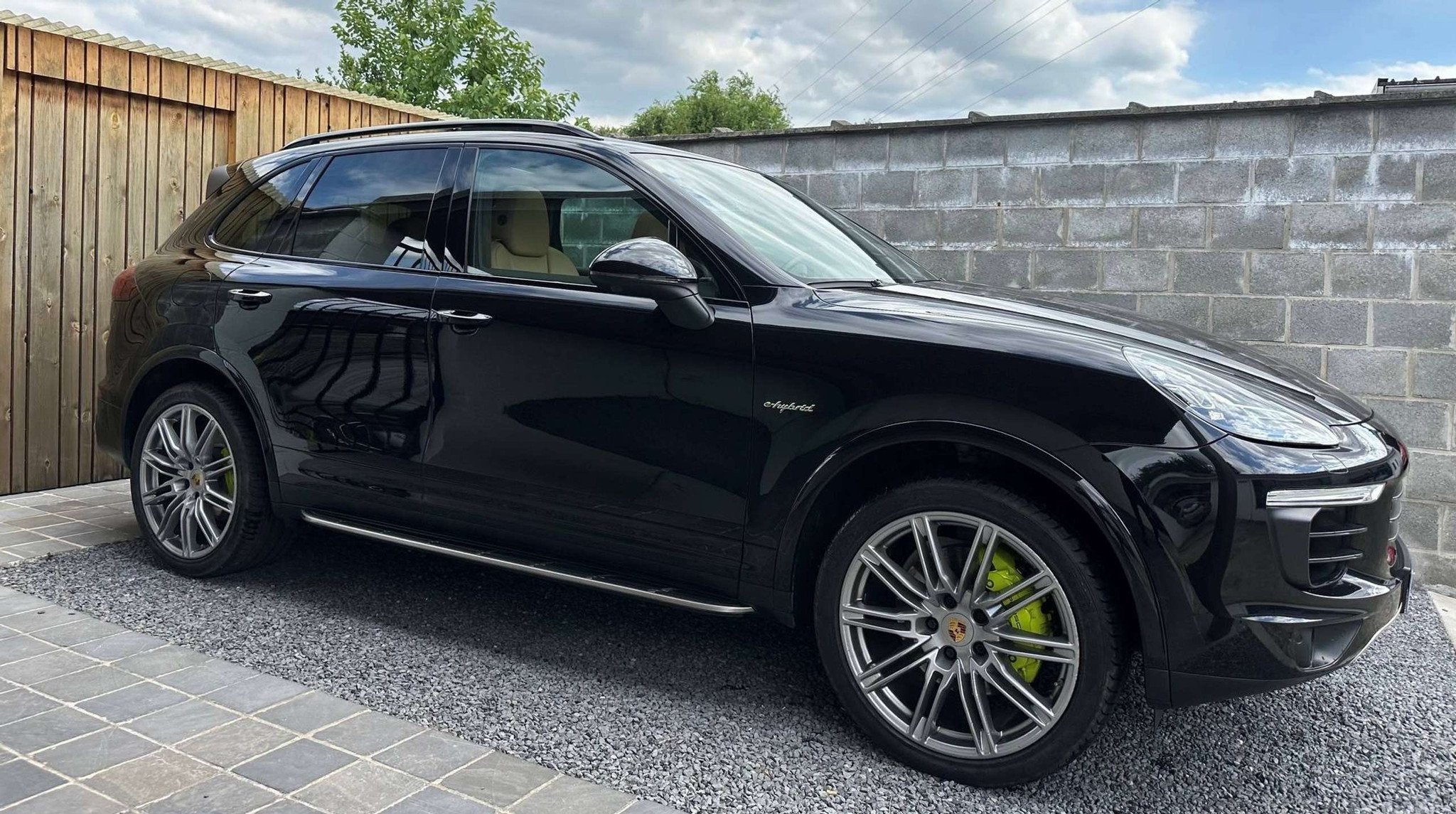 Porsche Cayenne 3.0i PHEV S Platinum Keyless Pano Navi Full, Autos, Cuir, Cayenne, Achat, Beige