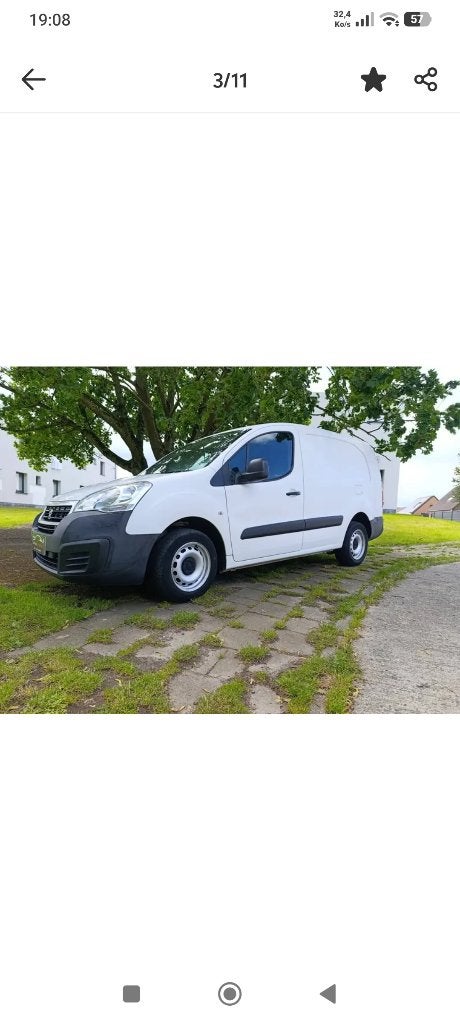 Peugeot-partner, Voorwielaandrijving, Stof, Euro 6, 4 cilinders