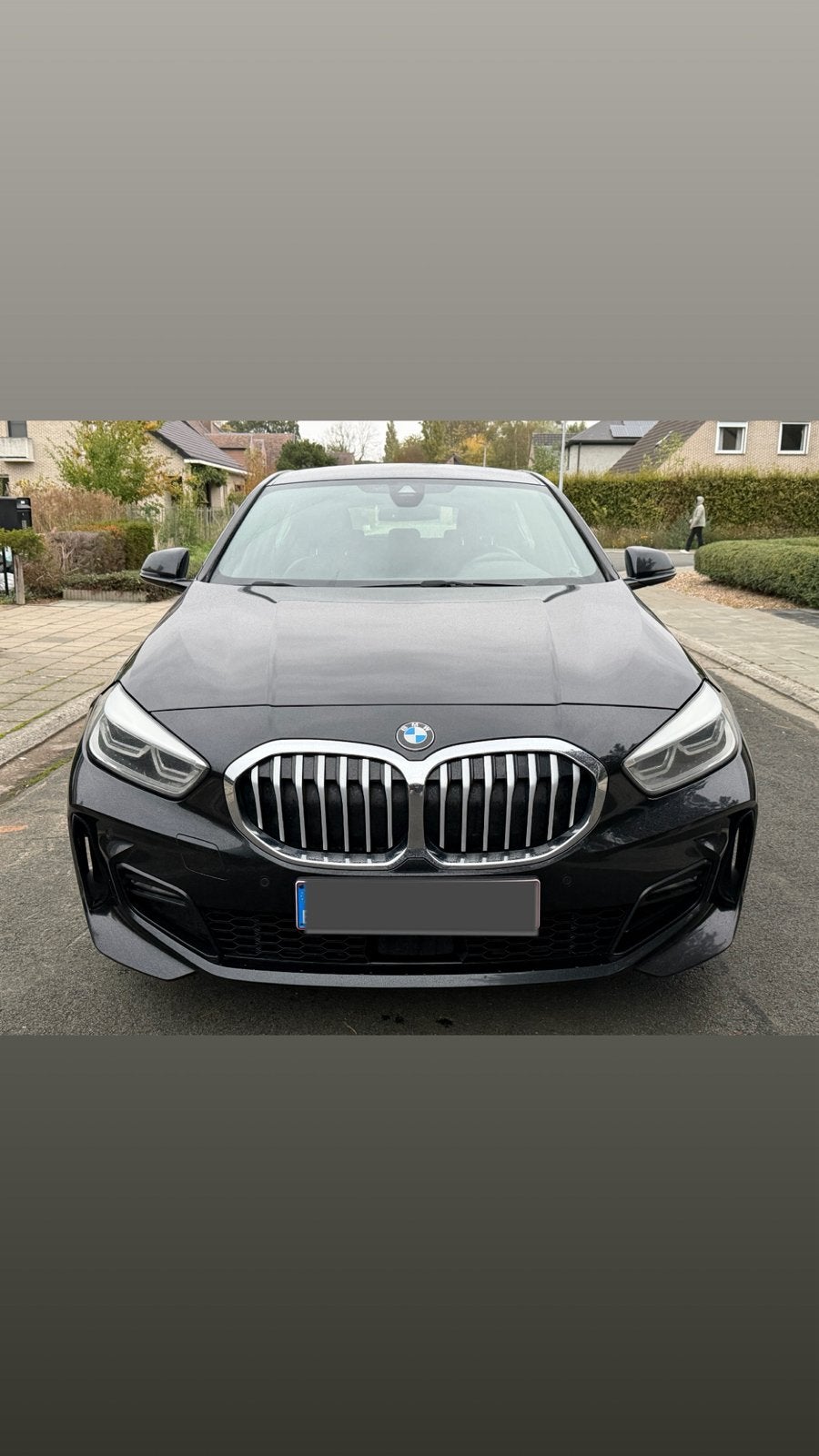 BMW118i M Packet, Auto's, 1 Reeks, Leder en Stof, Zwart, Berline