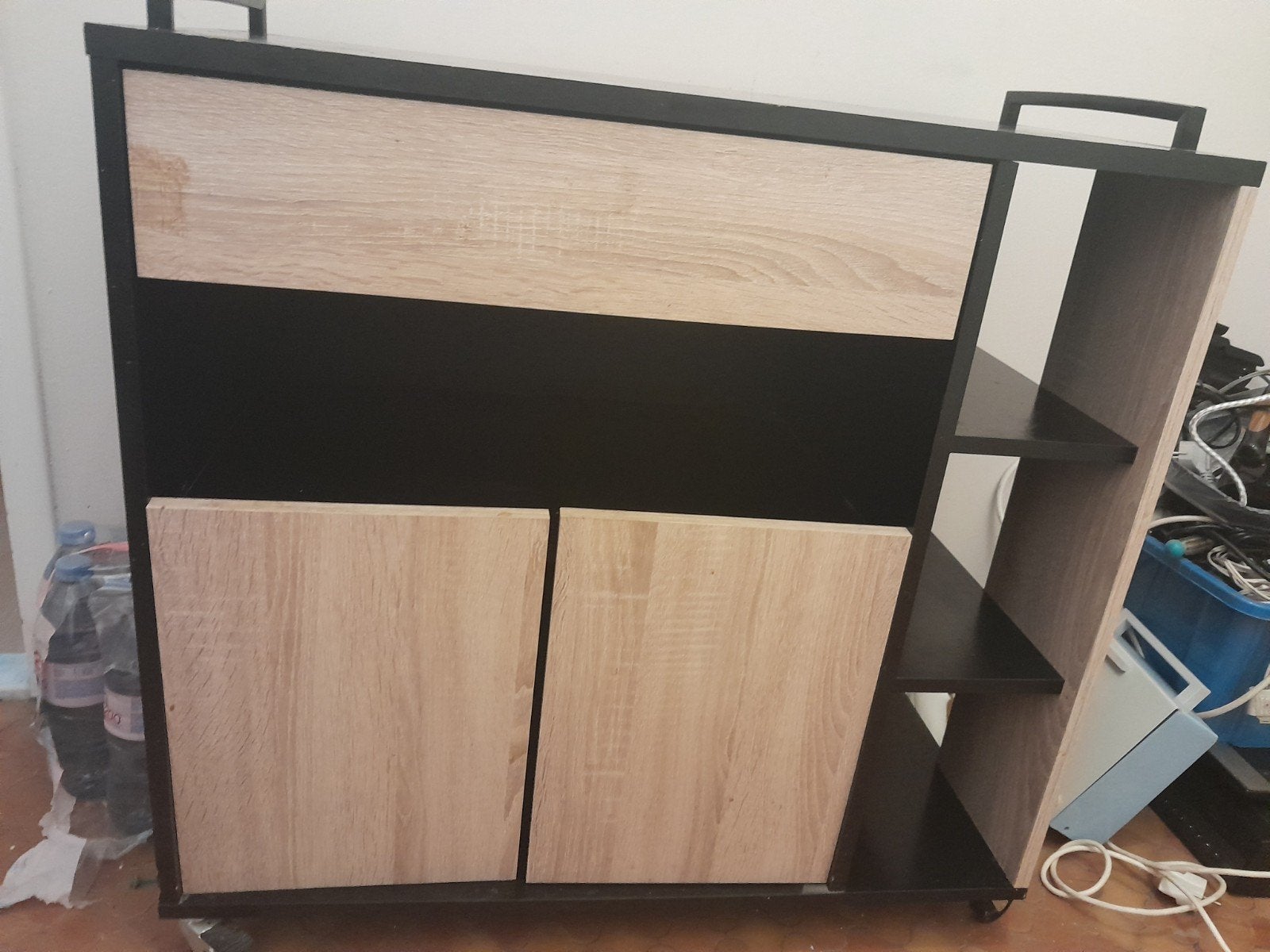 keukenkast op wieltjes, Ophalen, Gebruikt