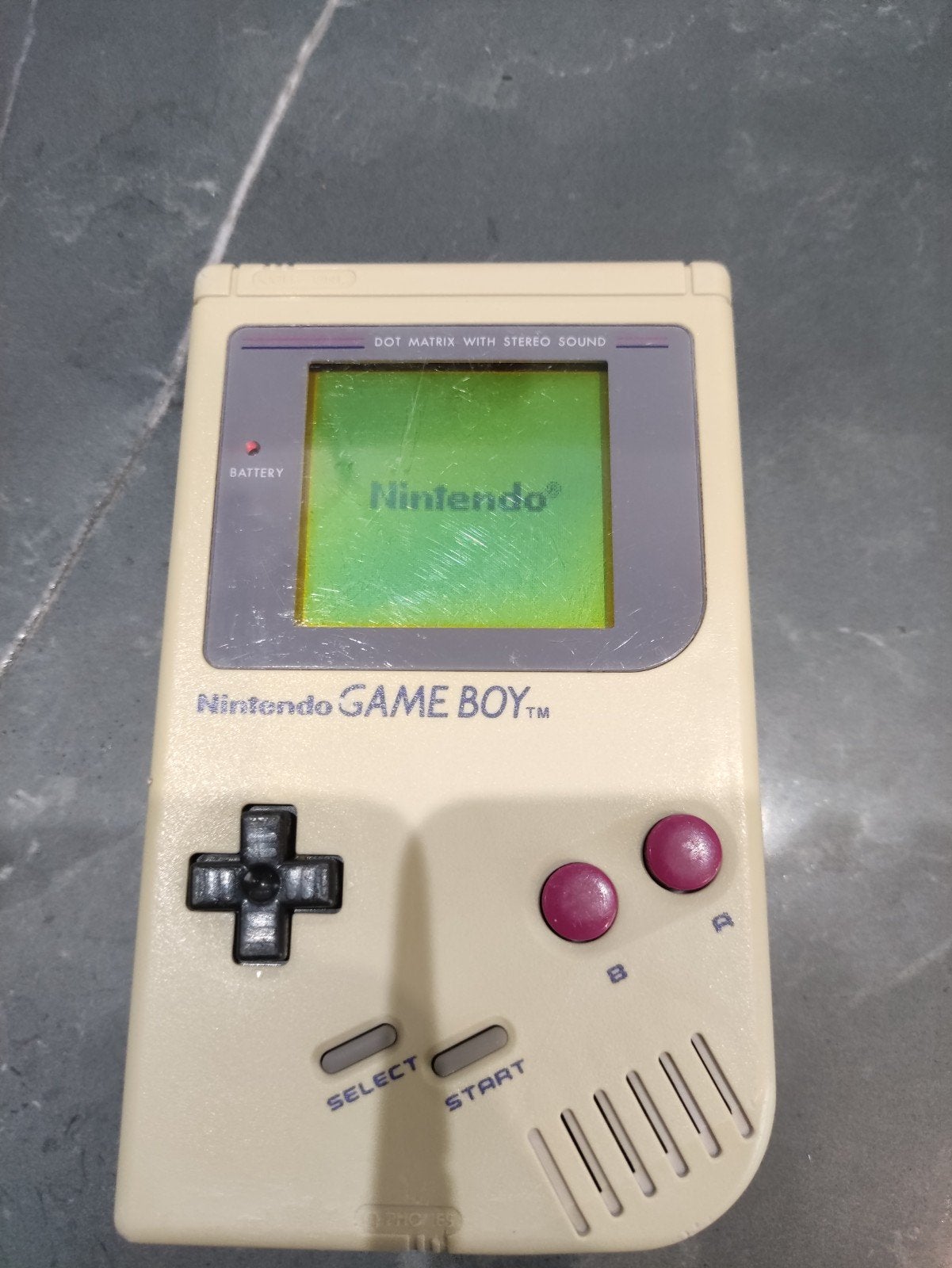 Nintendo GameBoy Fat 1989 + jeu, Enlèvement ou Envoi