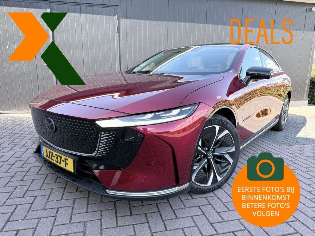 Mazda 6 6e Takumi 68.8 kWh | Stoelvent +verw | Panodak | Vol, Automaat, 479 km, Beige, Onderhoudsboekje