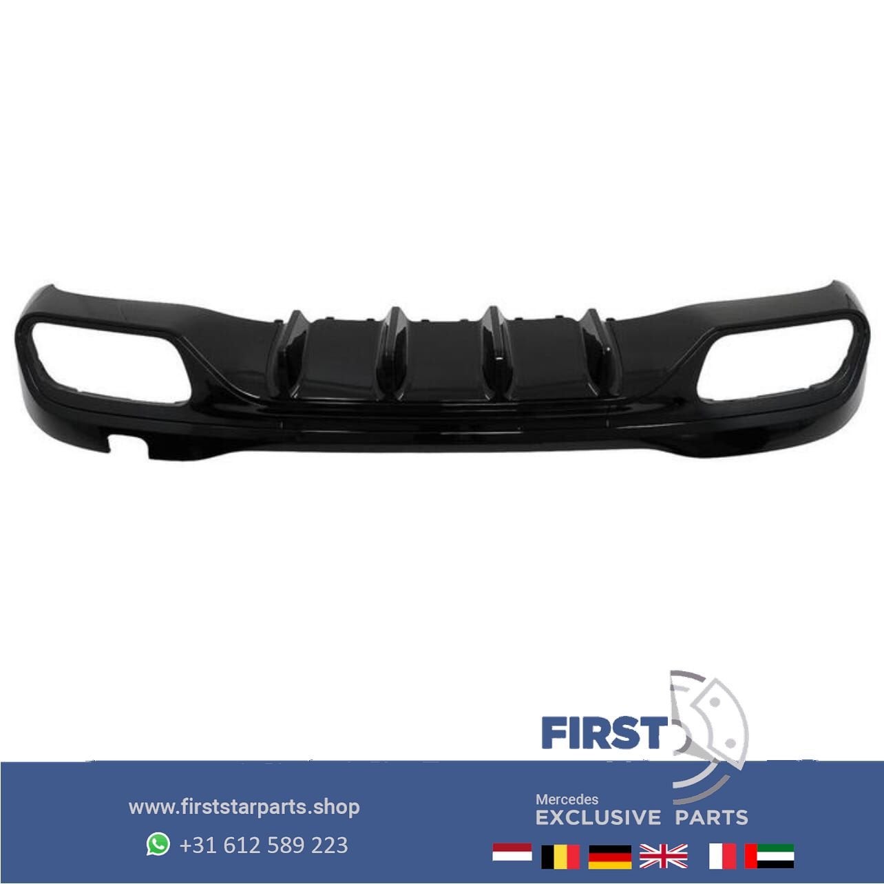 W206 S206 C63 AMG DIFFUSER + UITLAAT SIERSTUKKEN C63S voor M, Utilisé, -, -, Enlèvement ou Envoi