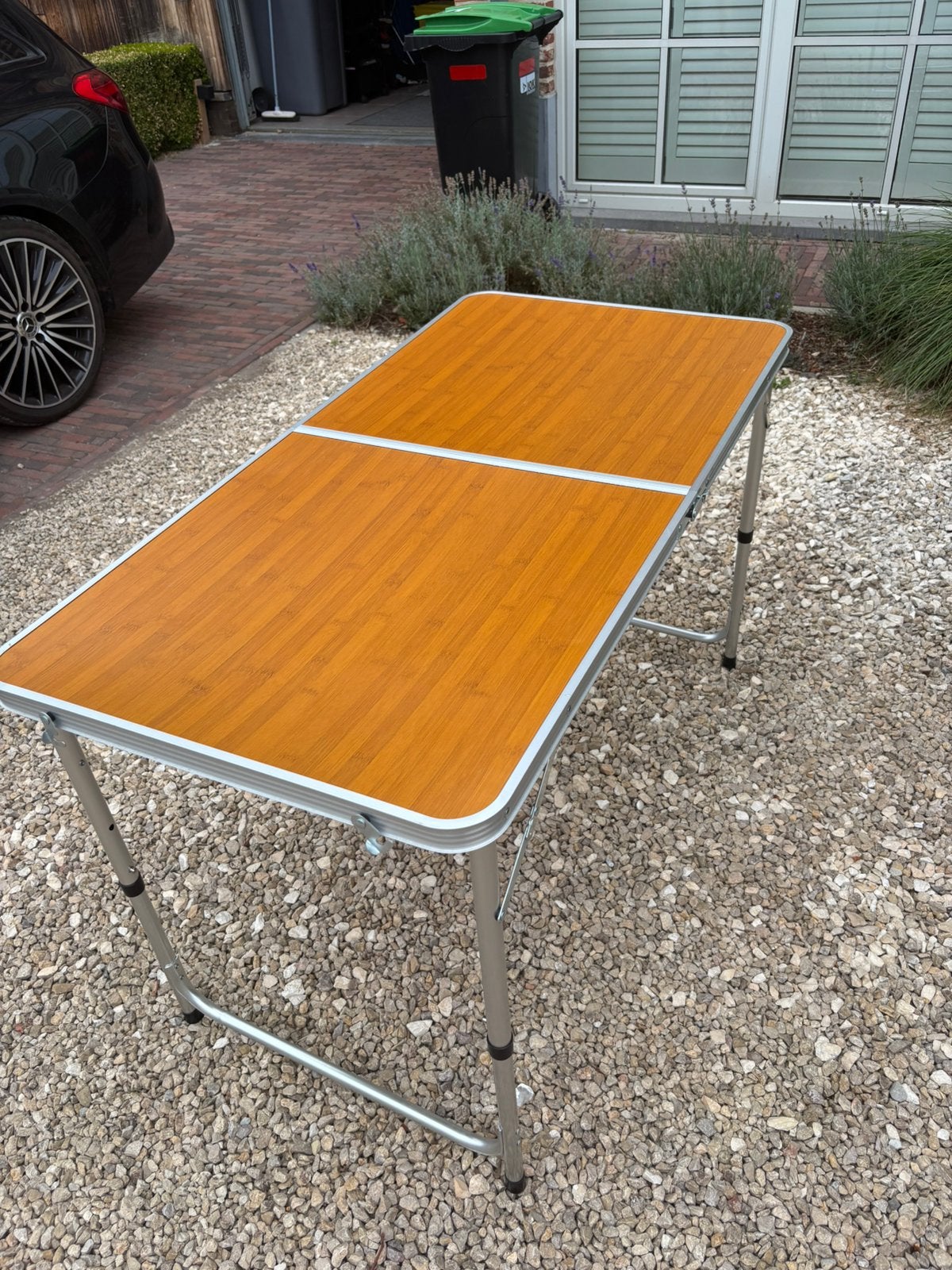 Kampeertafel te koop, Caravans en Kamperen, Kampeermeubelen, Ophalen, Zo goed als nieuw, Campingtafel