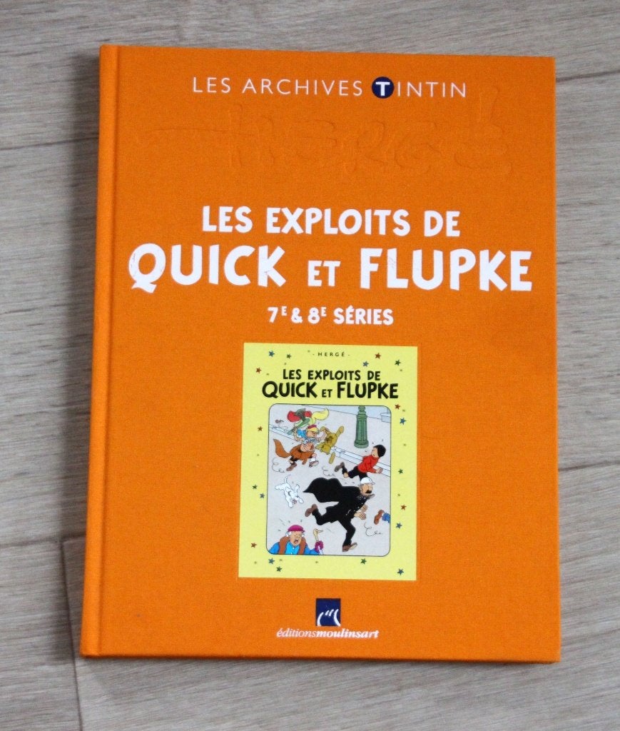 Les archives Tintin Quick Flupke série 7+8 Hergé Kuifje NEW!, Envoi, Tintin, Comme neuf