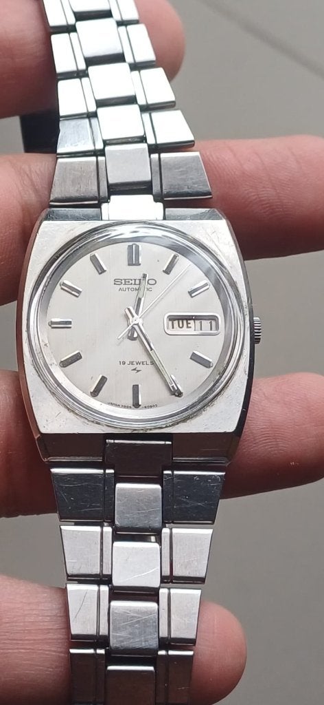 SEIKO VINTAGE, Handtassen en Accessoires, Horloges | Antiek, Ophalen, Seiko, Staal, Polshorloge