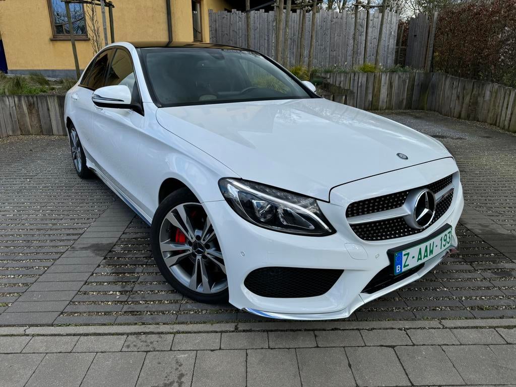 Mercedes C400 4matic AMG-pack V6 333pk designo, Auto's, Automaat, Euro 6, Bedrijf, Berline