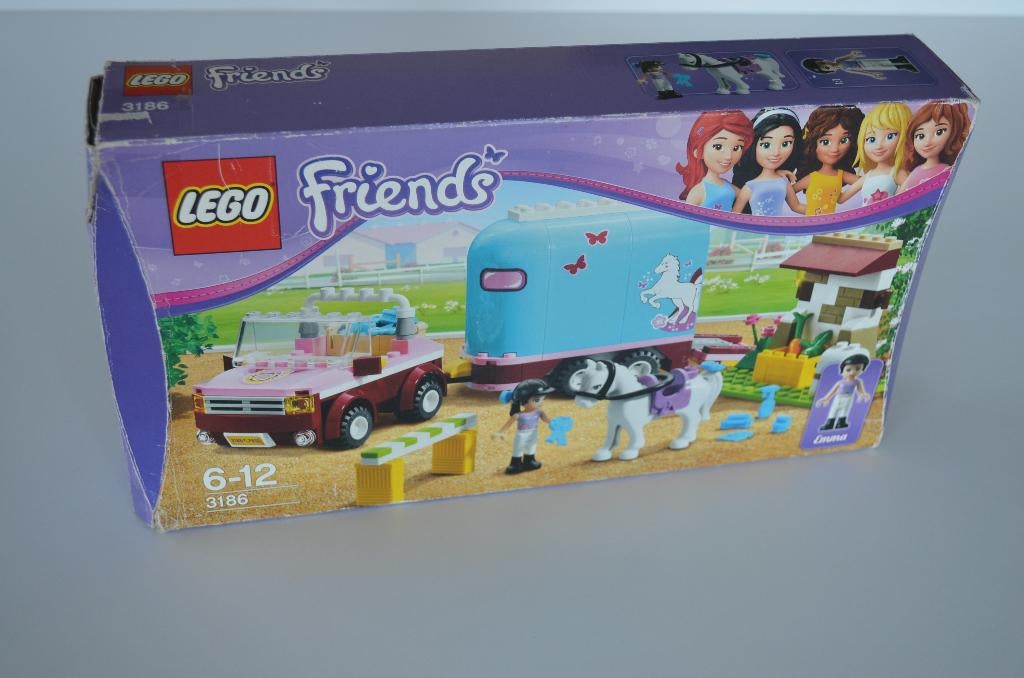 Lego: Friends nr. 3186 Emma's horse Trailer., Kinderen en Baby's, Speelgoed | Duplo en Lego, Lego, Friends, Ophalen of Verzenden