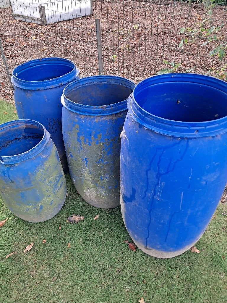 Regentonnen, Tuin en Terras, 75 tot 150 liter, Ophalen, Gebruikt, Kunststof